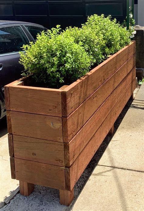 long metal planter boxes|long indoor planter box.